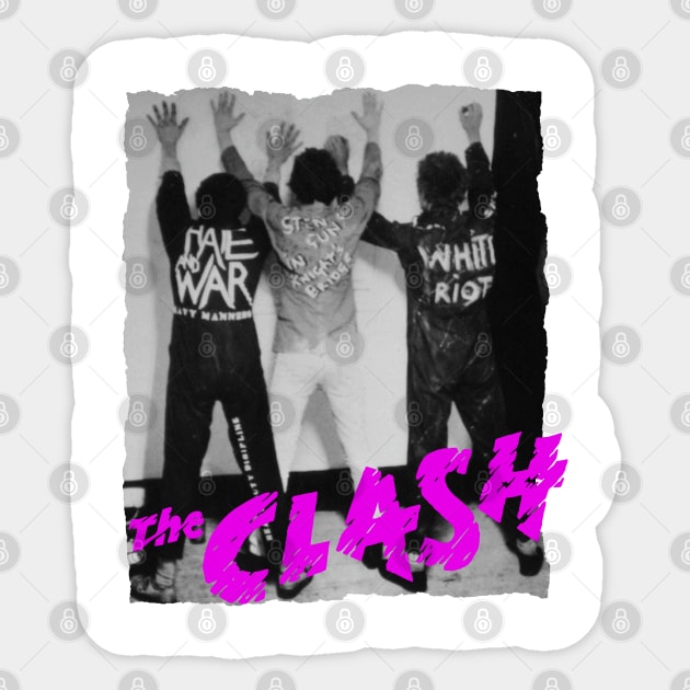 the clash Sticker by small alley co